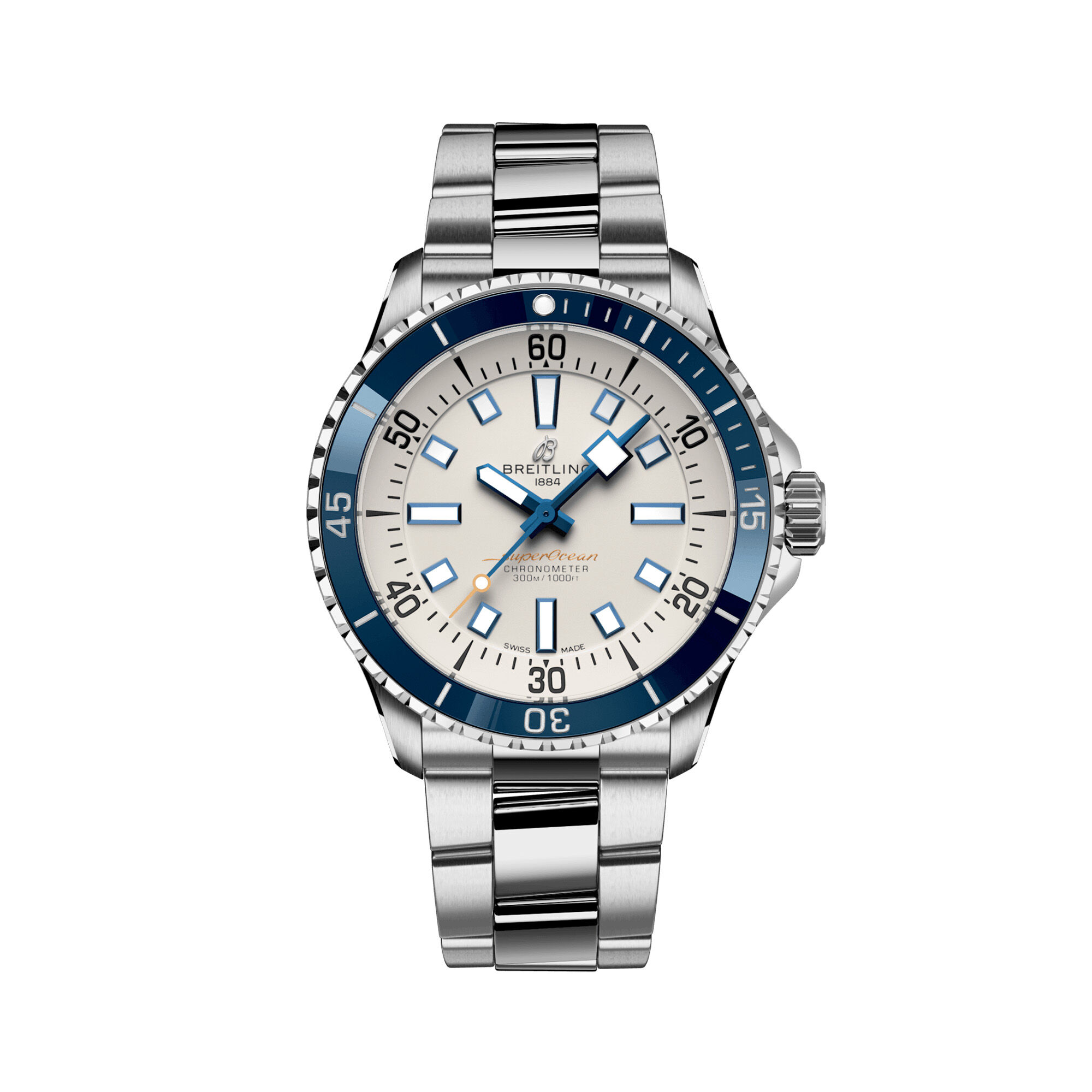 Breitling automatic cheap 1884 stainless steel